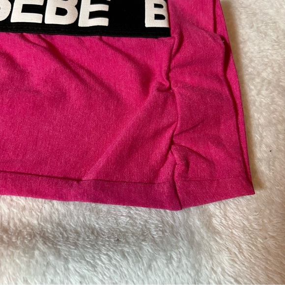 Bebe Hot Pink Logo Sleep Joggers | Size M | NWT - Picture 5 of 9